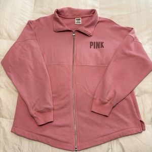 Pink zip up jacket